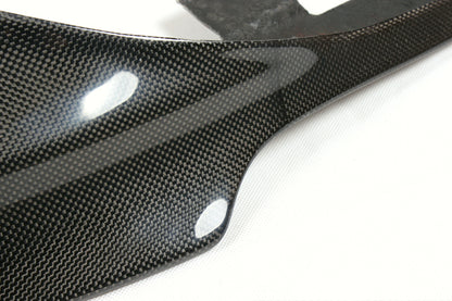 BMW F10 5-Series M-Sport - V Style Wet Carbon Fiber Front Lip