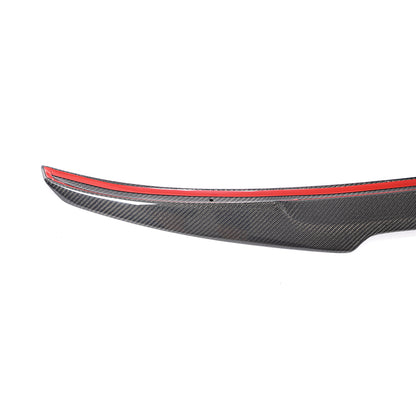 BMW G30 5-Series / BMW F90 M5 - M4 Style Wet Carbon Fiber Rear Trunk Spoiler