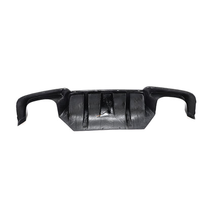 BMW F10 5-Series M-Sport - LED Style Wet Carbon Fiber Rear Diffuser