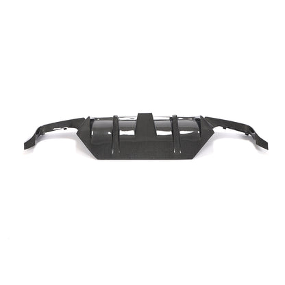 BMW F10 5-Series M-Sport - LED Style Wet Carbon Fiber Rear Diffuser