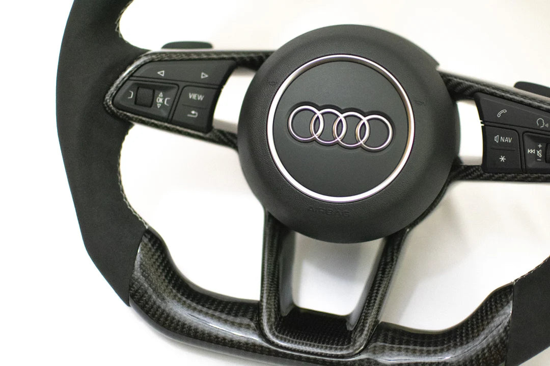 Audi MK3 TTRS/TTS MK2 R8 Carbon Fiber Steering Wheel