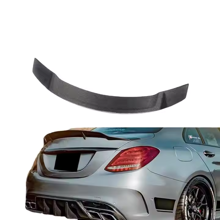 W205 CLS Style Carbon Fiber Spoiler C200/C300/C400/C43/C63/C63S