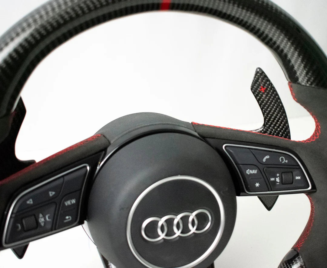 Audi B9 A3/S3/RS3 A4/S4 A5/S5/RS5 Carbon Fiber Steering Wheel 17-23