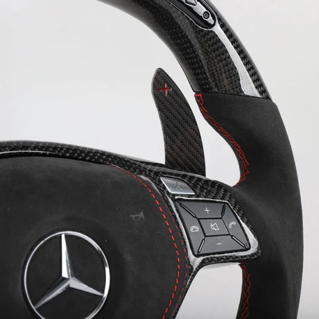 Mercedes-Benz W176/W204/W212/W218 2011-2015 A/C/E/CLS/CLA Class Carbon Fiber Steering Wheel