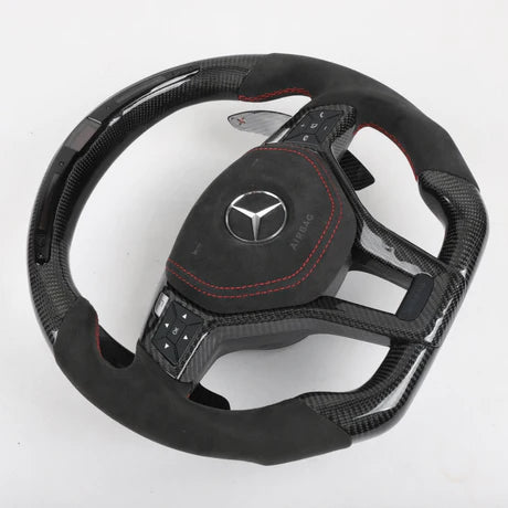 Mercedes-Benz W176/W204/W212/W218 2011-2015 A/C/E/CLS/CLA Class Carbon Fiber Steering Wheel