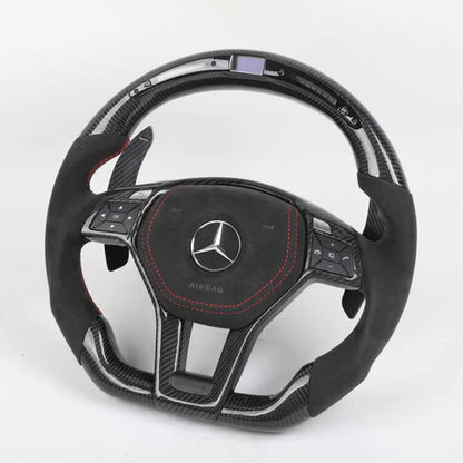 Mercedes-Benz W176/W204/W212/W218 2011-2015 A/C/E/CLS/CLA Class Carbon Fiber Steering Wheel